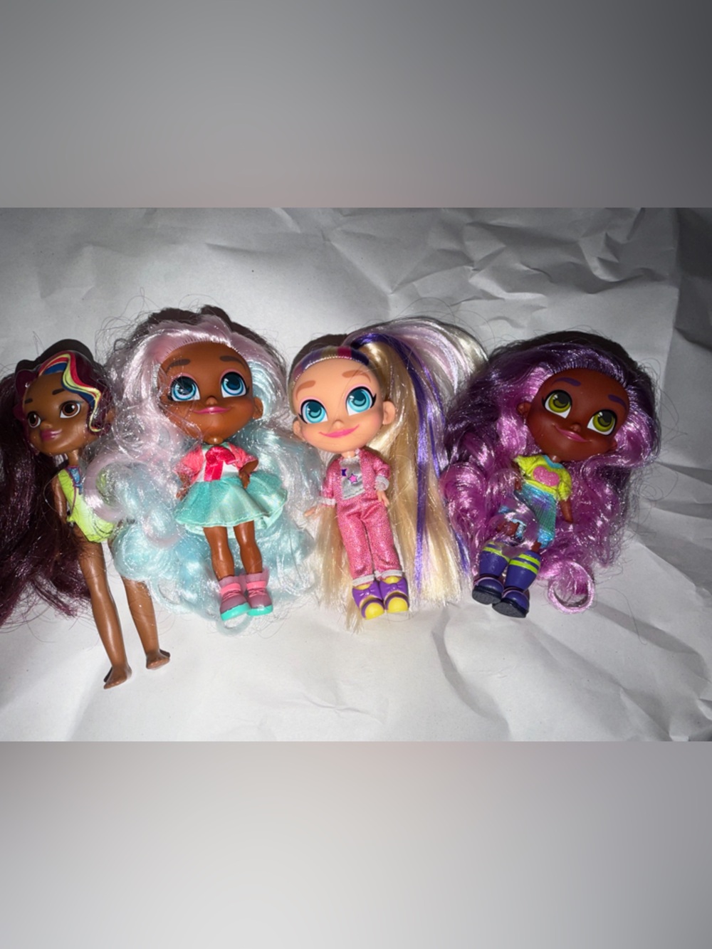 Hairdorables Lot of 3 & Sunny Day Rox Bath Time Doll